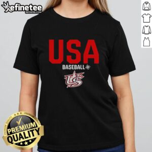 Nice Tarik Skubal USA Baseball Logo T-Shirt - Image 3