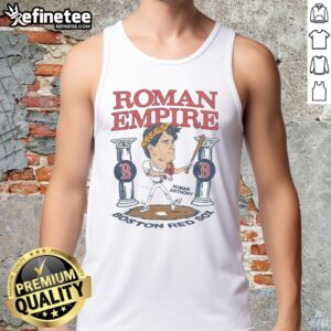 Awesome Red Sox Roman Anthony tank top featuring a bold design inspired by the Roman Empire, perfect for sports fans.