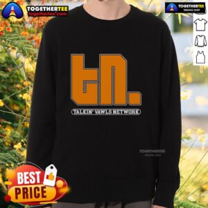 Good Talkin Vawls Network sweatshirt featuring a stylish design, perfect for casual wear and expressing your unique style.