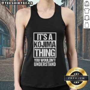 Top It's A Kojima Thing You Wouldn't Understand tank top featuring iconic graphics and unique design for fans.