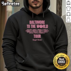 Premium Angel Reese Chicago Sky Baltimore To The World Tour T-Shirt - Image 2