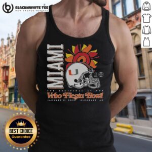 Good Miami 2026 Fiesta Bowl tank top featuring vibrant colors and a stylish design, perfect for game day.