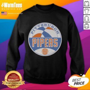 Nice Aba Pittsburgh Pipers logo sweatshirt featuring vibrant team colors and stylish design for sports fans.