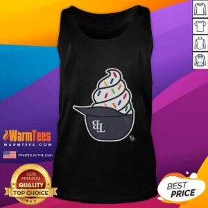Official Tampa Bay Rays Ice Cream Tank Top featuring vibrant team colors and logo, perfect for summer games and fans.