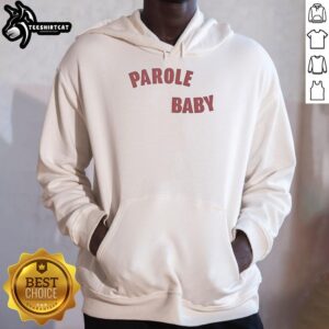 Official Parole Baby Hoodie in soft cotton, featuring a playful design perfect for stylish infants and toddlers.