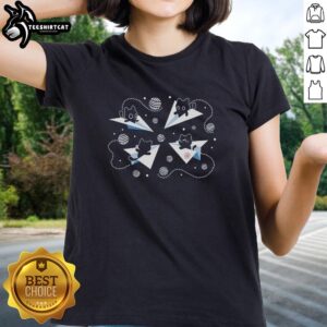 Premium Cats Pawperplane Tours ladies tee featuring a stylish design for cat lovers and travel enthusiasts.