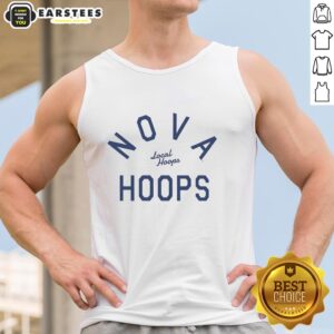 Hot Local Hoops Nova Hoops tank top featuring a stylish basketball design, perfect for fans and athletes.