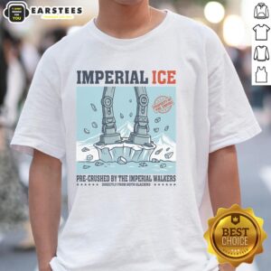 Good Imperial Ice Pre-Crushed T-Shirt featuring Imperial Walkers design, perfect for Star Wars fans and collectors.