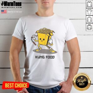 Premium Kung Food T-Shirt featuring a stylish design for food lovers and culinary enthusiasts, perfect for casual wear.