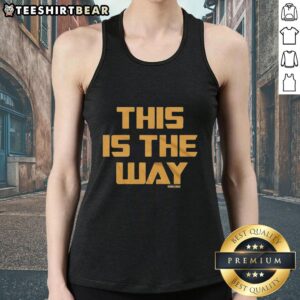Official The Mandalorian This Is The Way tank top featuring a bold graphic design, perfect for fans of the series.