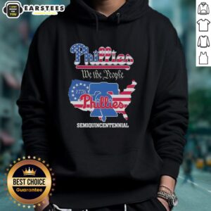Good Philadelphia Phillies We The People Semiquincentennial Hoodie featuring team logo and patriotic design.