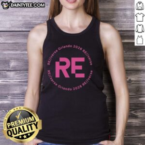 Nice Reverse Orlando 2026 Re-Logo Tank Top featuring stylish design and vibrant colors for trendy summer wear.