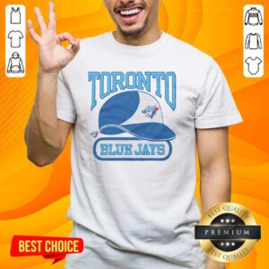 Premium Toronto Blue Jays Hat Homage Hyperlocal T-Shirt featuring vibrant graphics and a stylish design for fans.