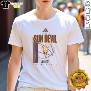 Awesome Arizona State Sun Devils March Madness T-Shirt featuring team colors and logo, perfect for fans during the tournament.