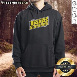 Pretty LSU Tigers SEC hoodie 2026 design featuring vibrant graphics, perfect for fans celebrating The Tigers Strike Back.