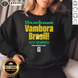 Awesome FIFA World Cup Vambora Brazil 2026 sweatshirt featuring vibrant colors and stylish design for soccer fans.