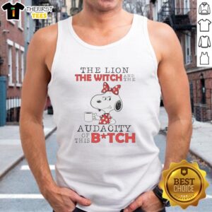 Premium Snoopy The Lion The Witch And The Audacity Of This Bitch T-Shirt - Image 4