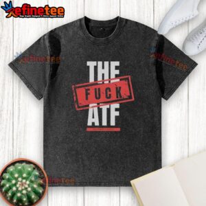 Premium The Fuck ATF Washed T-Shirt in soft fabric, featuring a bold graphic design, perfect for casual wear.