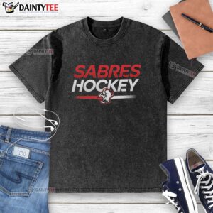 Alt Text: Official Tage Thompson Buffalo Sabres Hockey washed t-shirt featuring team logo and stylish design for fans.