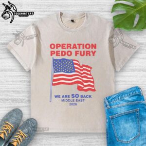 Alt Text: Premium Operation Fury We Are So Back Washed T-Shirt in trendy design, showcasing bold graphics and comfortable fit.