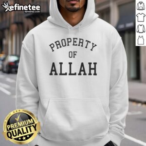 Alt Text: Awesome Austin Shooter Property of Allah hoodie featuring bold graphics and a stylish design for casual wear.