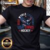 Alt Text: Awesome 2026 World Champions USA Owns Hockey T-Shirt featuring bold graphics and patriotic colors for hockey fans.