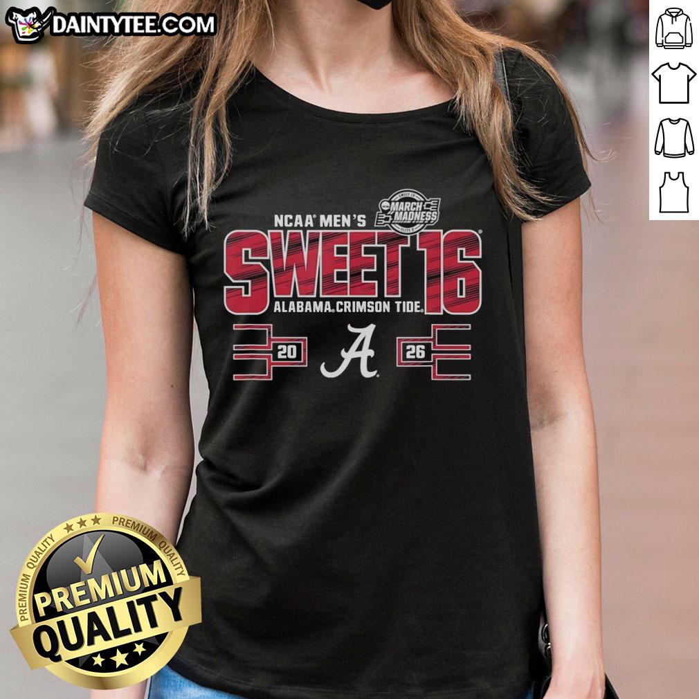 awesome-alabama-crimson-tide-sweet-16-2026-mens-march-madness-ladies-tee Alabama Crimson Tide Sweet 16 2026 Men's March Madness Ladies Tee showcasing team spirit and style.