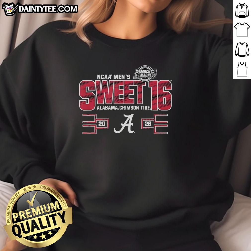 awesome-alabama-crimson-tide-sweet-16-2026-mens-march-madness-sweatshirt Awesome Alabama Crimson Tide Sweet 16 2026 Men's March Madness Sweatshirt featuring vibrant team colors and logo.