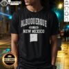 Awesome Albuquerque New Mexico Est. 1706 Varsity T-Shirt featuring a vintage design and vibrant colors for local pride.