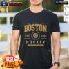 Awesome Boston Bruins Hockey Legacy Crest T-Shirt featuring team logo and vintage design for passionate fans.