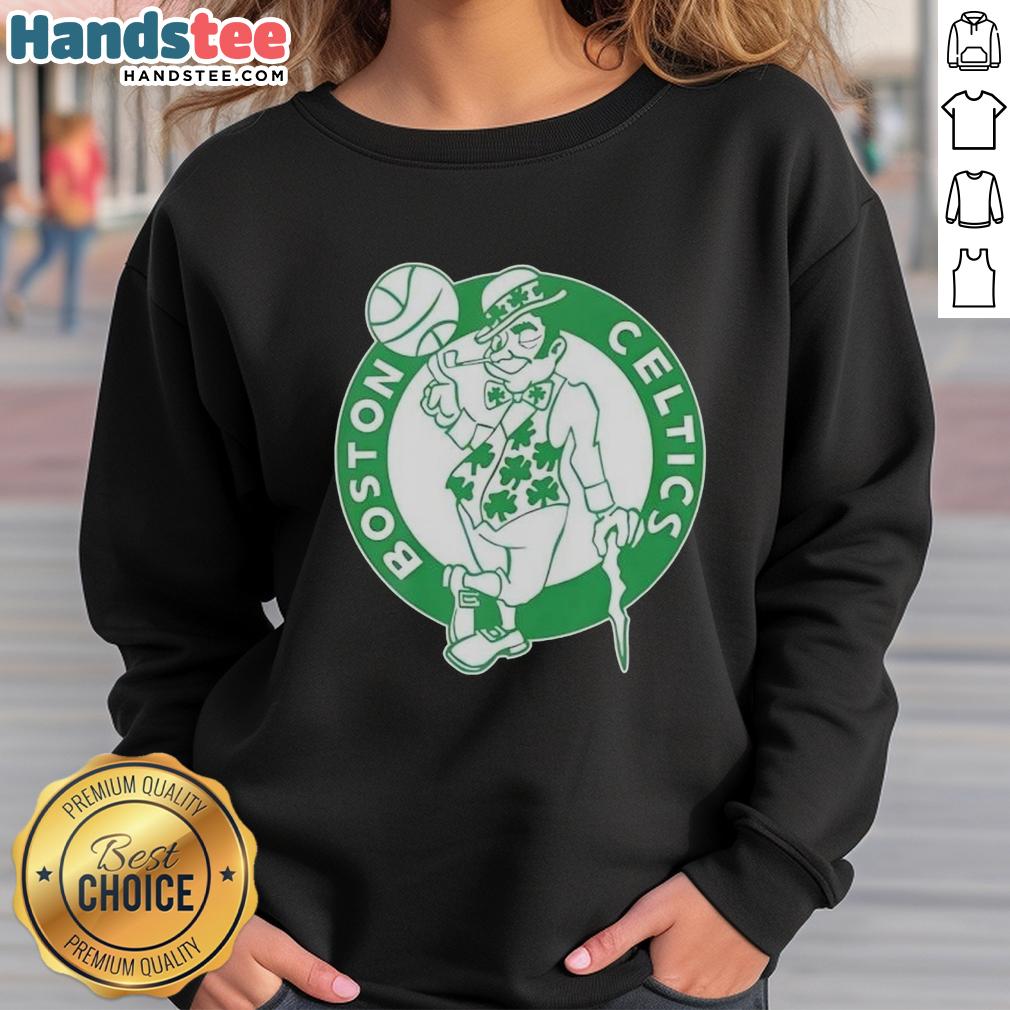 awesome-boston-celtics-white-logo-patricks-day-sweatshirt Awesome Boston Celtics white logo sweatshirt for St. Patrick's Day, featuring a festive design and comfortable fit.