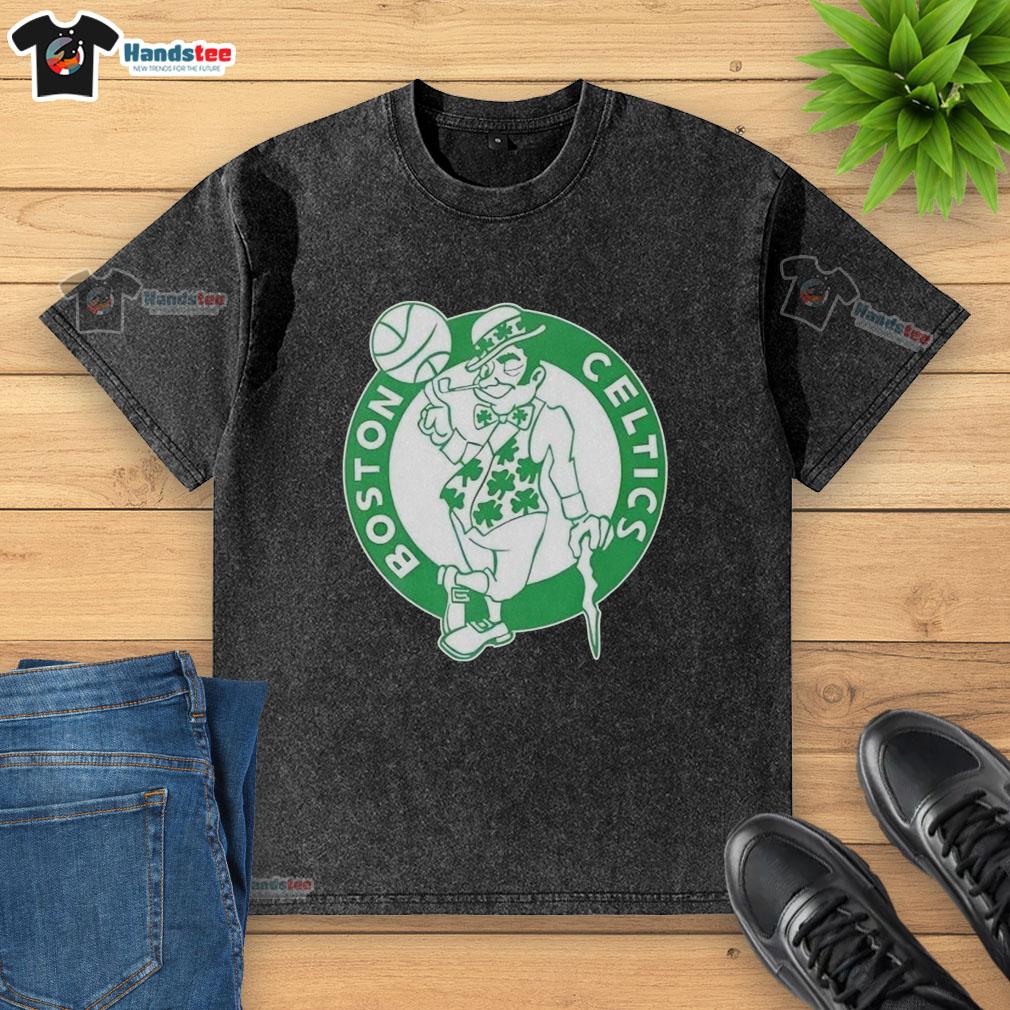 awesome-boston-celtics-white-logo-patricks-day-washed-t-shirt Awesome Boston Celtics white logo Patrick's Day washed t-shirt featuring vibrant team colors and festive design.