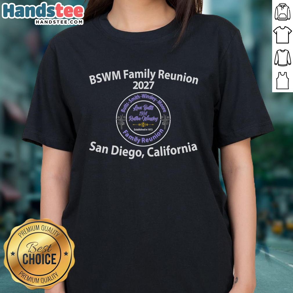 awesome-bswm-family-reunion-2027-san-diego-california-ladies-tee Awesome BSWM Family Reunion 2027 San Diego California T-Shirt - Image 3