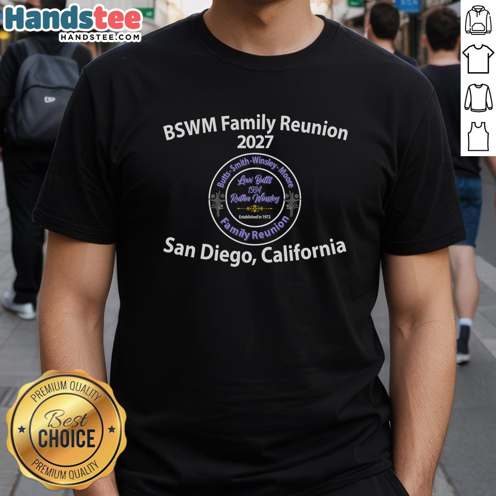 awesome-bswm-family-reunion-2027-san-diego-california-t-shirt-1 Alt Text: Awesome Bswm Family Reunion 2027 T-Shirt design featuring vibrant colors, San Diego California theme.