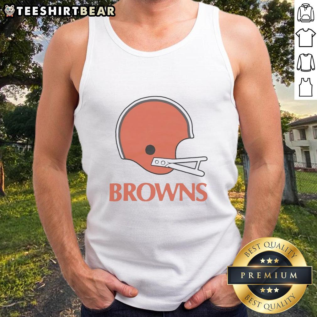 awesome-cleveland-browns-football-logo-in-big-helmet-tank-top Alt Text: Awesome Cleveland Browns football logo displayed on a big helmet tank top, perfect for fans and summer wear.
