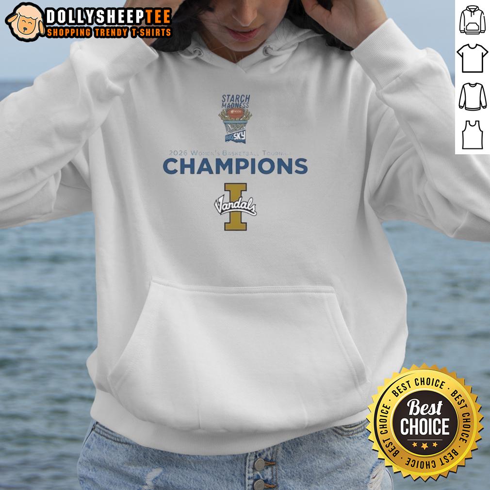 Awesome Congrats Idaho Vandals Champions 2026 Women’S Basketball Big Sky Tournament Hoodie Idaho Vandals Champions 2026 hoodie celebrating women's basketball Big Sky Tournament victory.