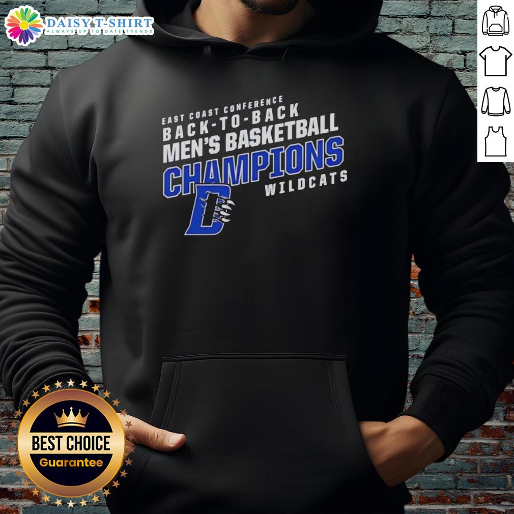Awesome Daemen Wildcats East Coast Conference Basketball Back To Back Hoodie Awesome Daemen Wildcats East Coast Conference Basketball hoodie, perfect for fans celebrating back-to-back championships.