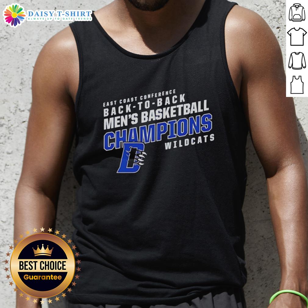 Awesome Daemen Wildcats East Coast Conference Basketball Back To Back Tank Top Awesome Daemen Wildcats East Coast Conference Basketball back-to-back tank top featuring team colors and logo design.