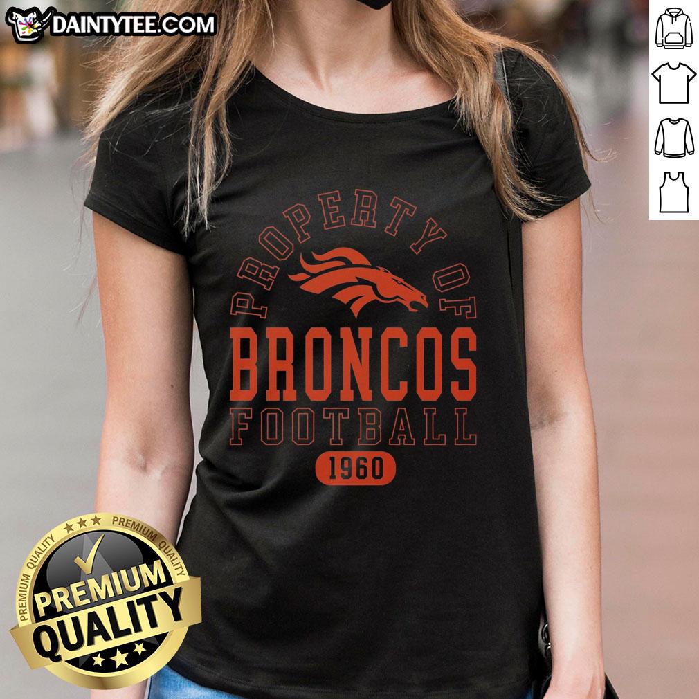 awesome-denver-broncos-football-property-1960-ladies-tee Alt Text: Awesome Denver Broncos Football Property 1960 Ladies Tee in vibrant colors, showcasing team spirit and vintage style.
