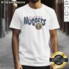 Alt Text: Awesome Denver Nuggets Bubble T-Shirt featuring vibrant graphics, perfect for fans supporting the team in style.