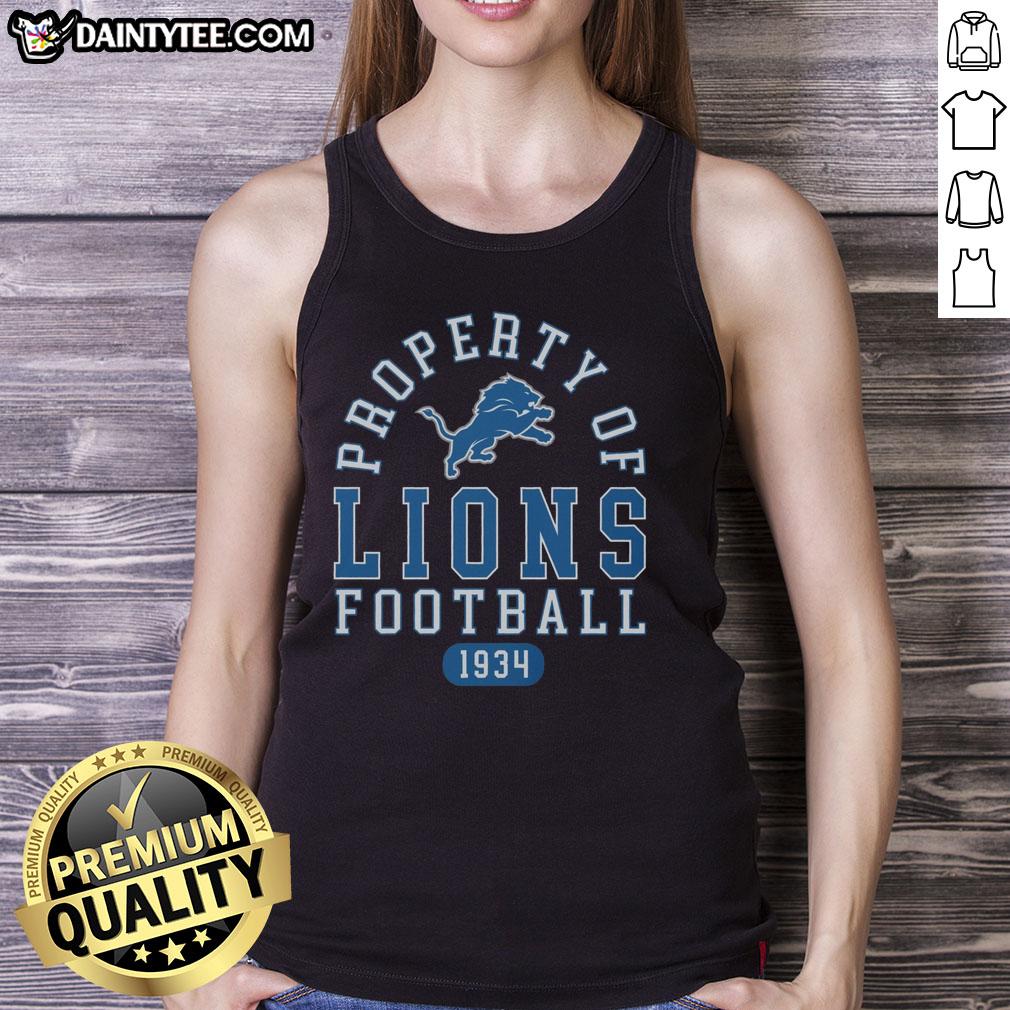 awesome-detroit-lions-football-property-1934-tank-top Awesome Detroit Lions football property 1934 tank top showcasing vintage team spirit and classic design.