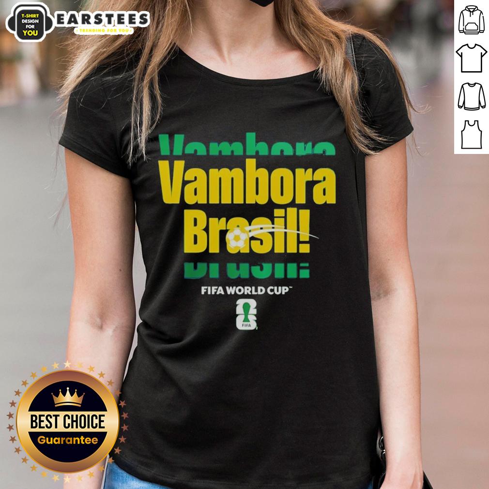 awesome-fifa-world-cup-vambora-brazil-2026-ladies-tee Awesome FIFA World Cup Vambora Brazil 2026 ladies tee featuring vibrant colors and stylish design for soccer fans.