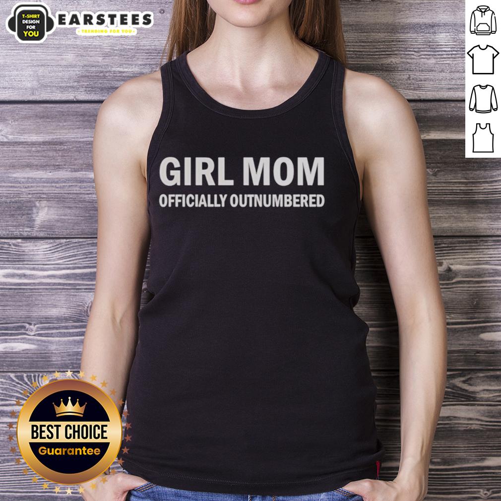 awesome-girl-mom-officially-outnumbered-fun-family-phrase-for-mothers-tank-top Awesome girl mom tank top design with 'Officially Outnumbered' phrase, perfect for fun-loving mothers and family outings.