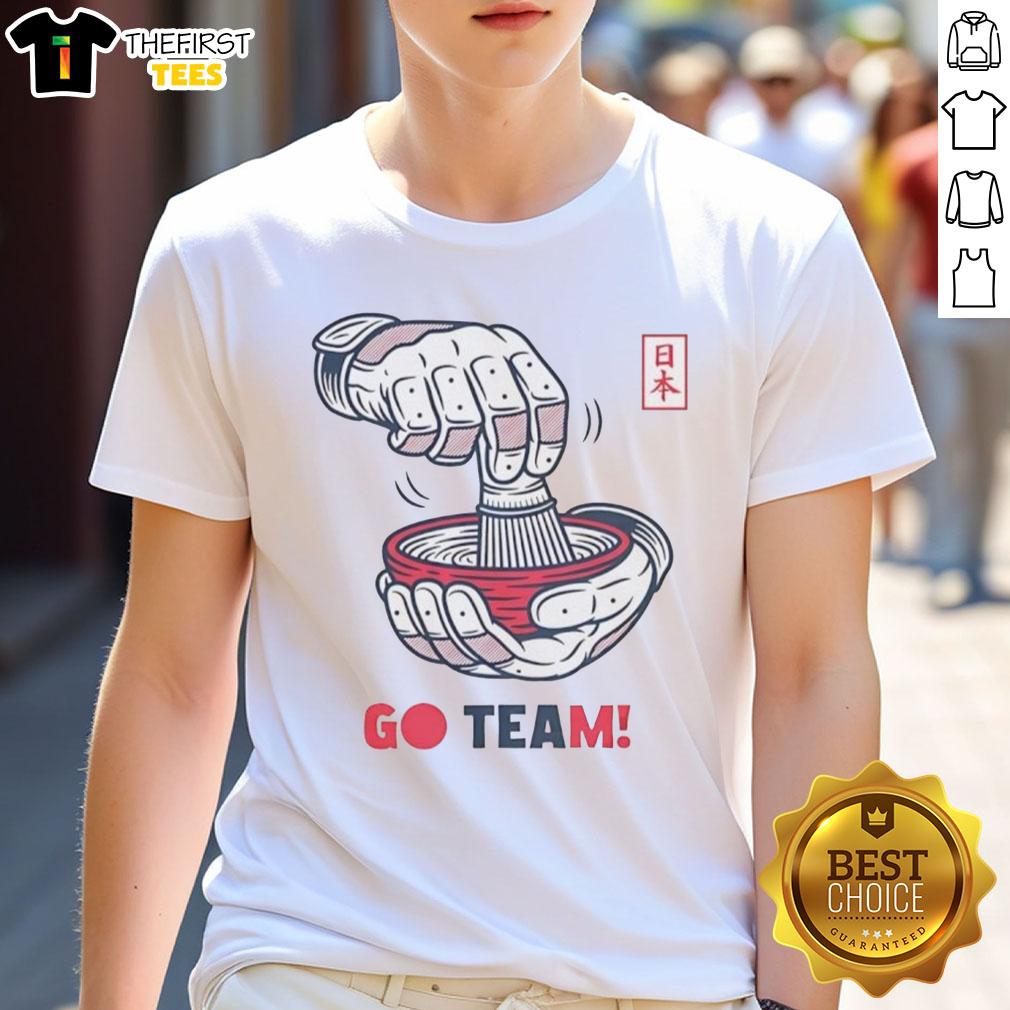 awesome-go-team-japan-tea-celebration-t-shirt Awesome Go Team Japan Tea Celebration T-Shirt featuring vibrant graphics celebrating Japanese tea culture and team spirit.
