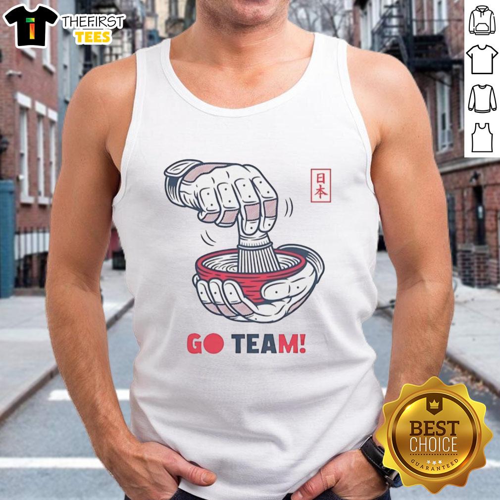 awesome-go-team-japan-tea-celebration-tank-top Awesome Go Team Japan tea celebration tank top featuring vibrant graphics and a festive design for fans.