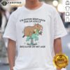 Awesome Capybara T-shirt featuring the phrase 'I'M Often Mistaken For An Adult Because Of My Age' in playful design.