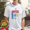Awesome Kansas Jayhawks March Madness T-Shirt featuring team colors and logo, perfect for fans celebrating the tournament.