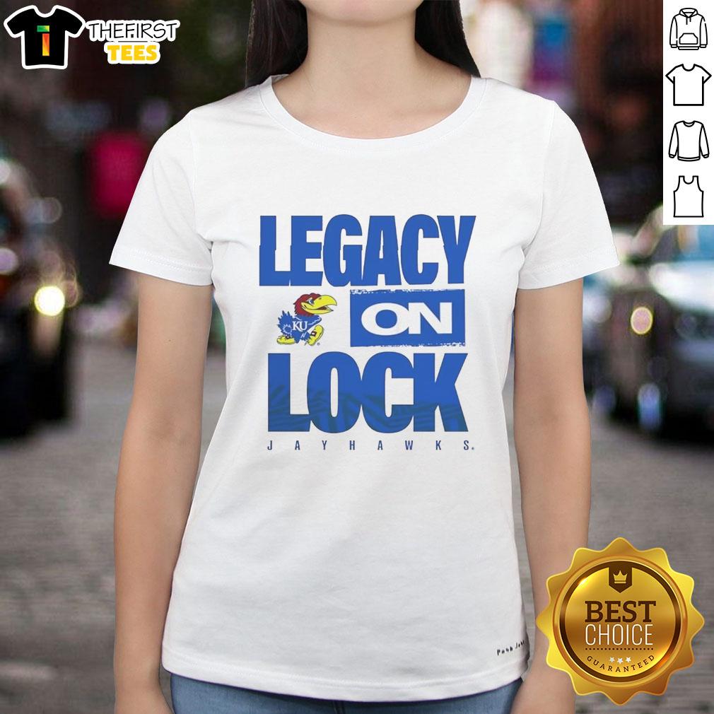 awesome-kansas-jayhawks-ncaa-2026-legacy-on-lock-on-ladies-tee Awesome Kansas Jayhawks NCAA 2026 Legacy On Lock On Ladies Tee featuring vibrant team colors and stylish design.