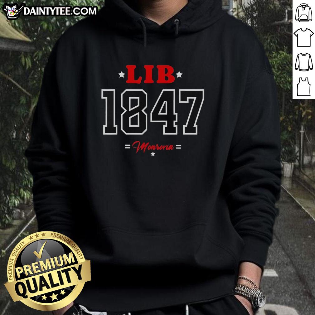 awesome-lib-1847-monrovia-heritage-liberian-hoodie Alt Text: Awesome Lib 1847 Monrovia Heritage Liberian Hoodie featuring vibrant colors and cultural design, perfect for proud Liberians.
