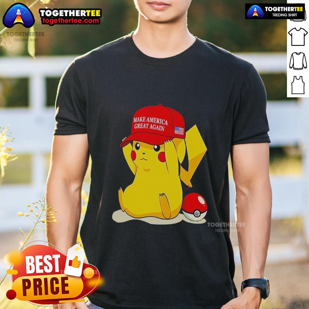 Awesome Maga Pikachu T Shirt Awesome Maga Pikachu T-Shirt featuring a vibrant Pikachu graphic on a stylish black background, perfect for Pokemon fans.